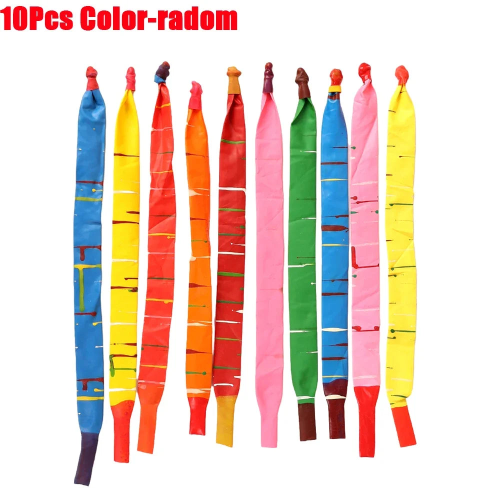 20-10PCS Rocket Long Balloons Kids