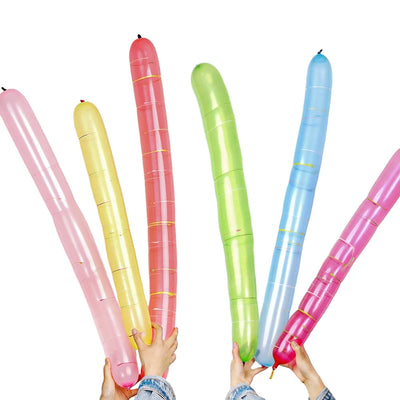 20-10PCS Rocket Long Balloons Kids