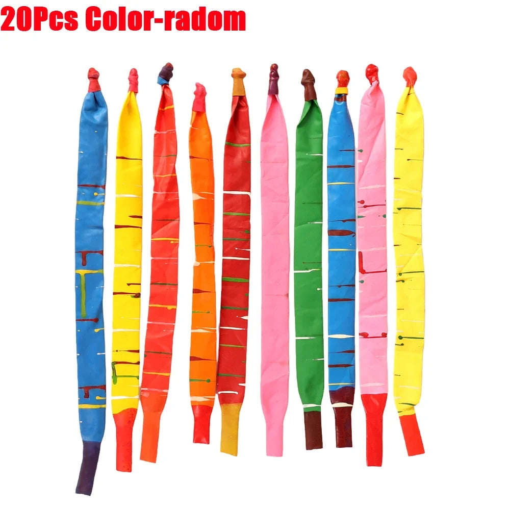 20-10PCS Rocket Long Balloons Kids