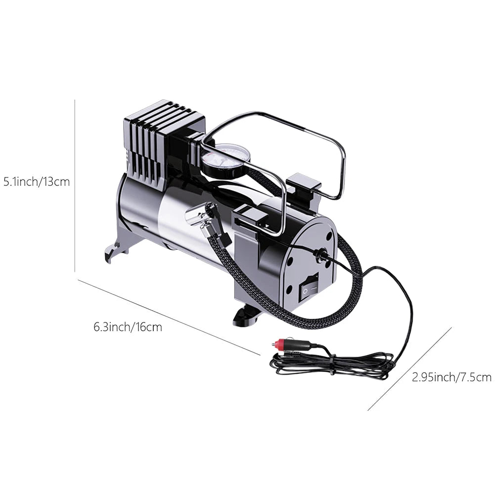 Celokovový kompresor Heavy Duty Deluxe (12V)
