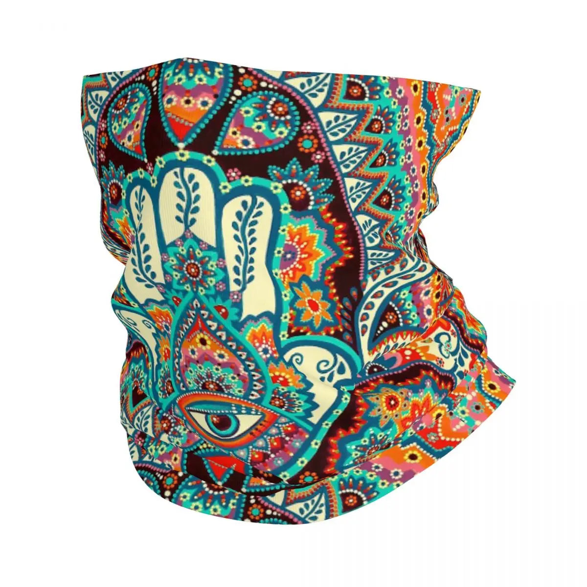 Boho nákrčník Hamsa