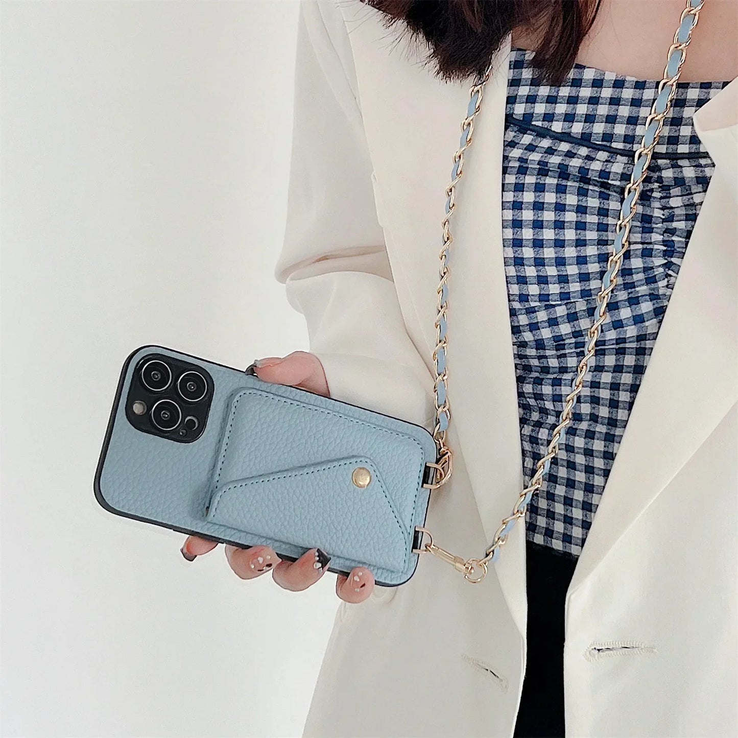 Multifunkční Crossbody pouzdro s peněženkou pro iPhone