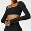 Dámský sportovní Crop Top Hearuisavy s dlouhým rukávem