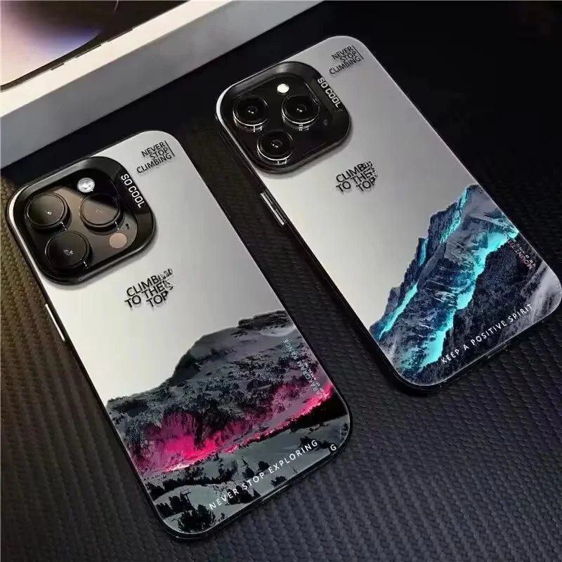 Adventure pouzdro s motivem zasněžených hor pro iPhone