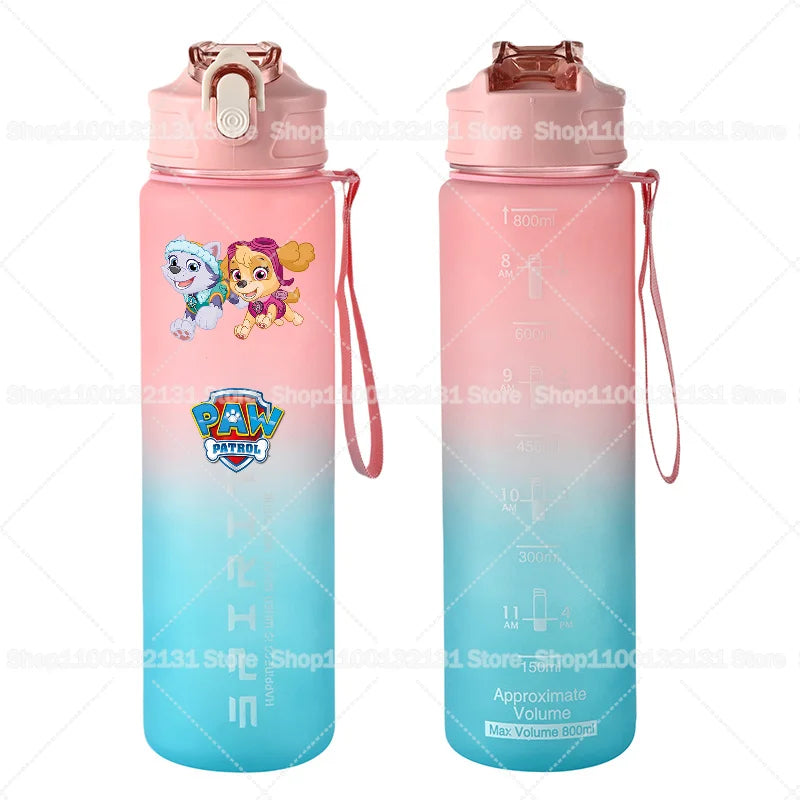 Dětská matná sportovní láhev Paw Patrol (800 ml)