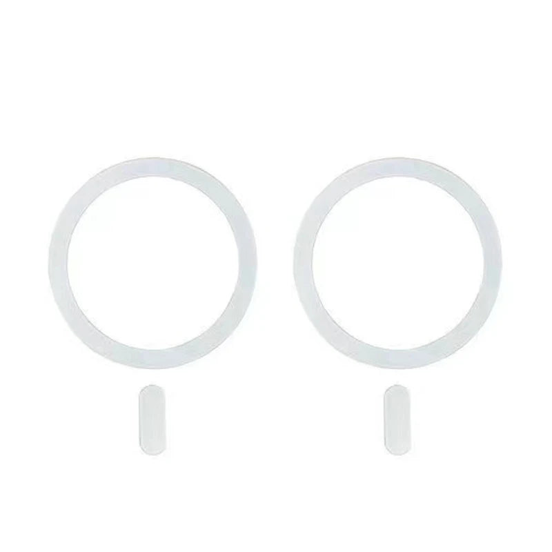 Kovový kroužek pro MagSafe – Univerzální kovová samolepka, podpora bezdrátového nabíjení, kovový plíšek pro magnetické držáky do auta.
