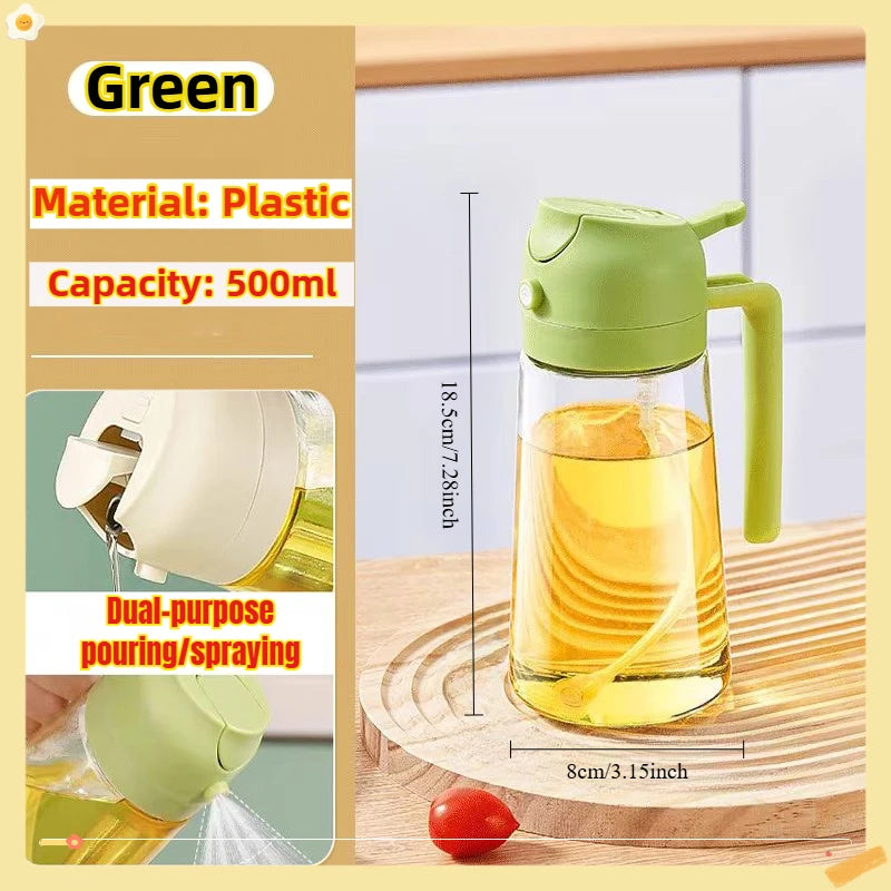 Variabilní sada pro rozprašování oleje – 200/300/500 ml & Silikonový štětec