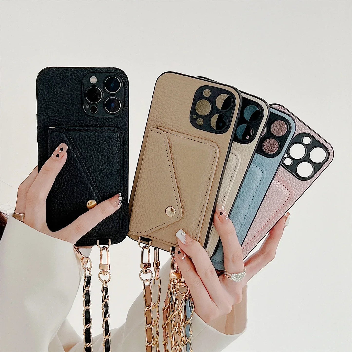 Multifunkční Crossbody pouzdro s peněženkou pro iPhone