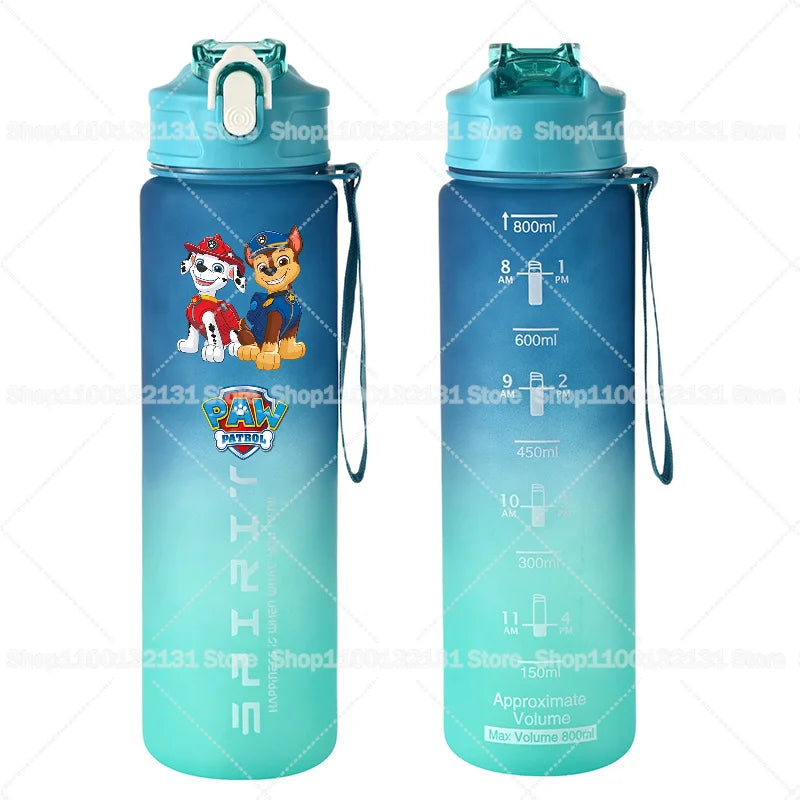 Dětská matná sportovní láhev Paw Patrol (800 ml)