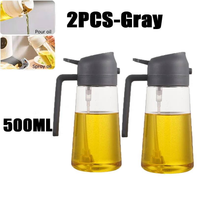 Variabilní sada pro rozprašování oleje – 200/300/500 ml & Silikonový štětec