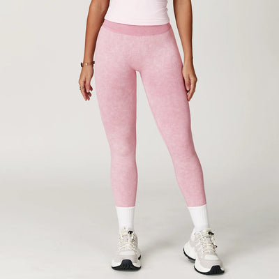 Dámské jógové kalhoty Impact Leggings – bezešvé sportovní legíny na jógu s vysokým pasem, vroubkované fitness oblečení do posilovny, stahovací legíny se „scrunch bum“ efektem.