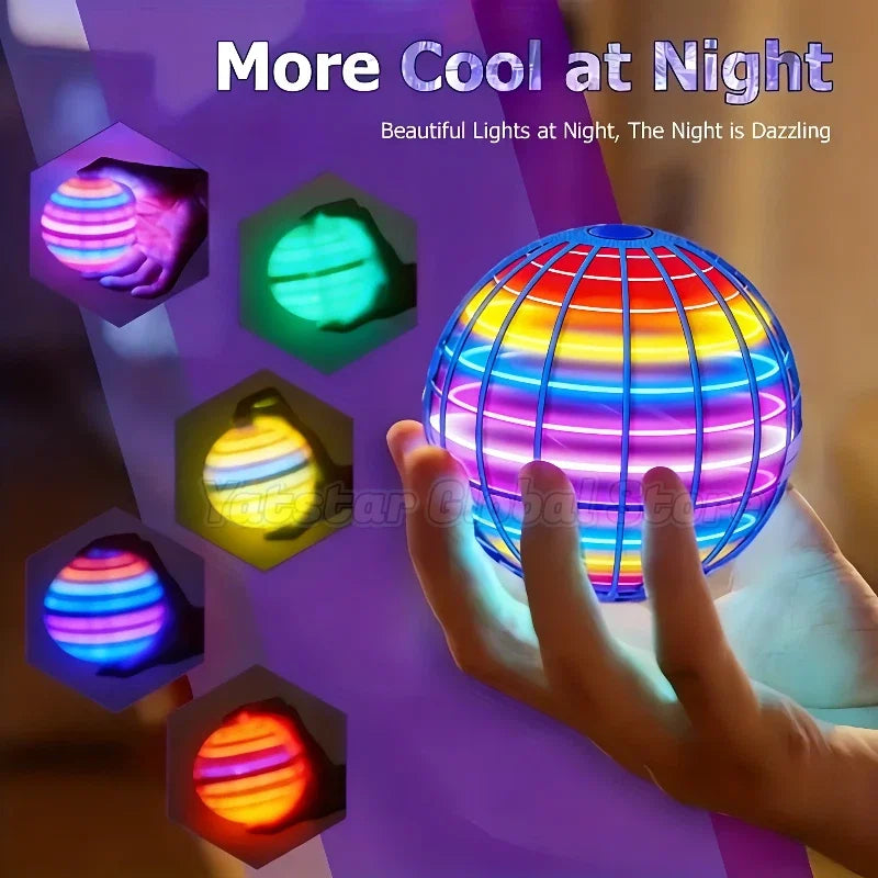 Létající LED svítící koule