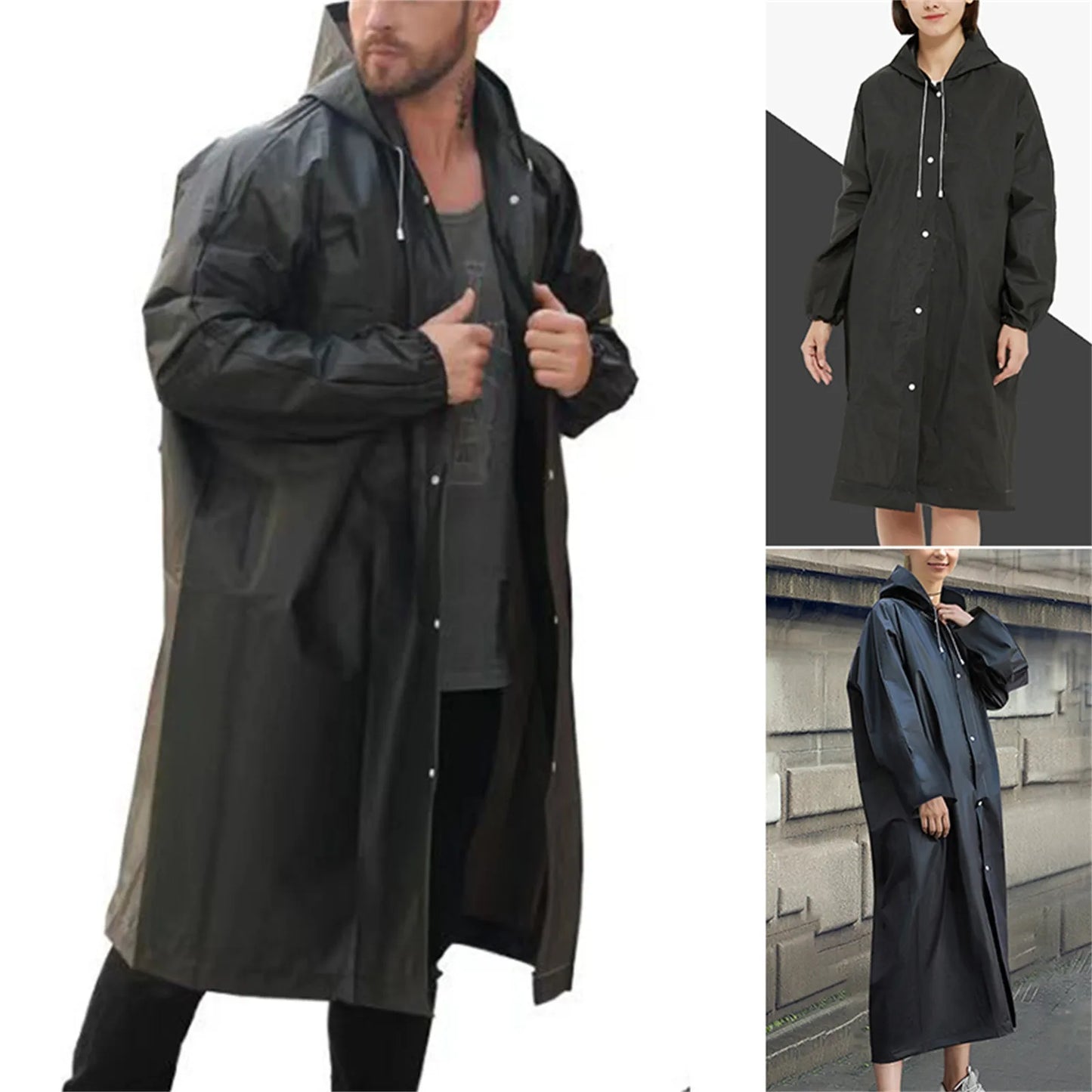  Stylové a praktické unisex pončo pro opakované použití