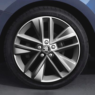 Sada 4 ks středových krytek kol Škoda (55 mm / 65 mm)