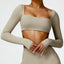 Dámský sportovní Crop Top Hearuisavy s dlouhým rukávem