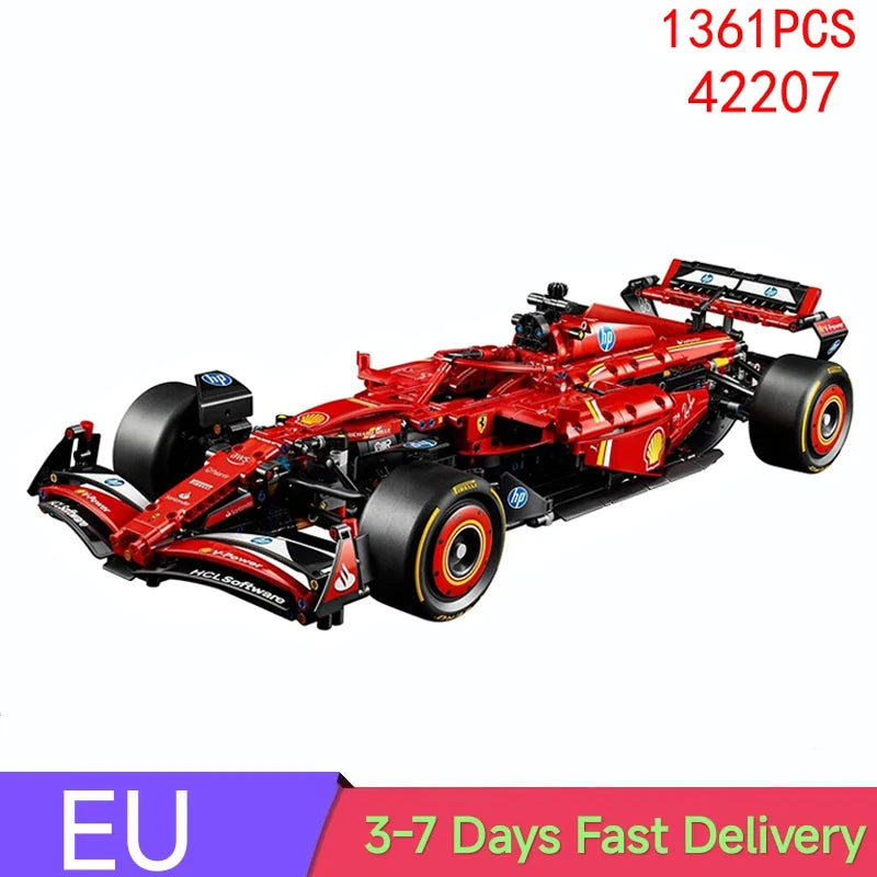 Stavebnice SF-24 Red Sports Racing Car (1361 dílků)