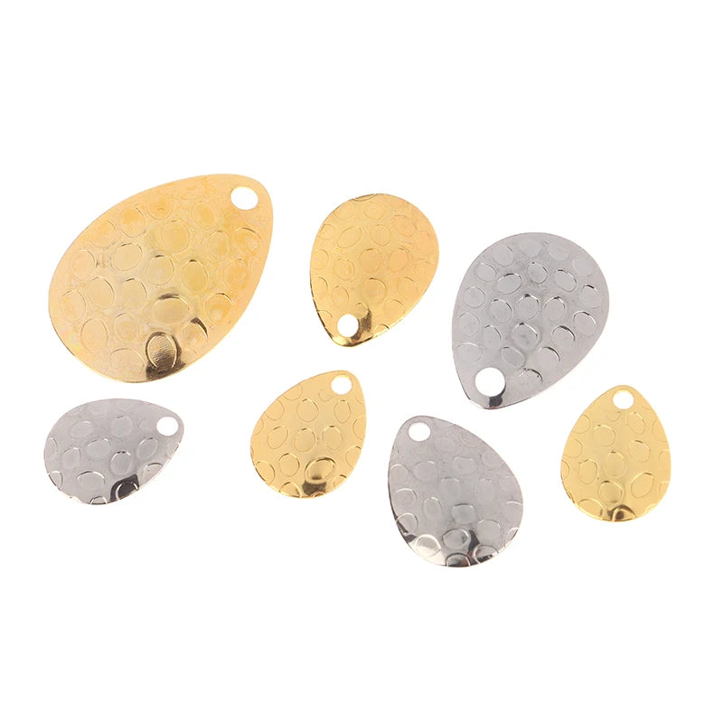 Sada 20 ks kovových rotačních lístků ve tvaru kapky (Waterdrop Spinner Blades)