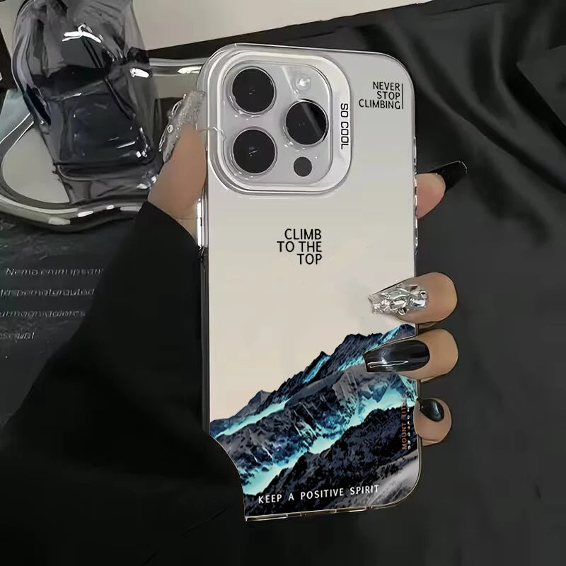 Adventure pouzdro s motivem zasněžených hor pro iPhone