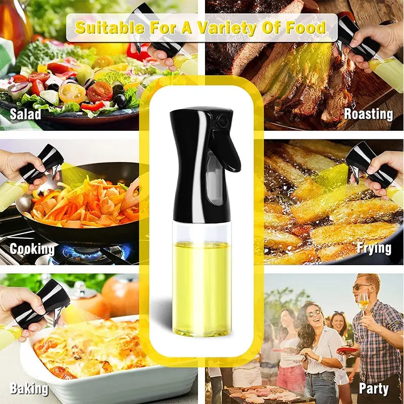 Variabilní sada pro rozprašování oleje – 200/300/500 ml & Silikonový štětec