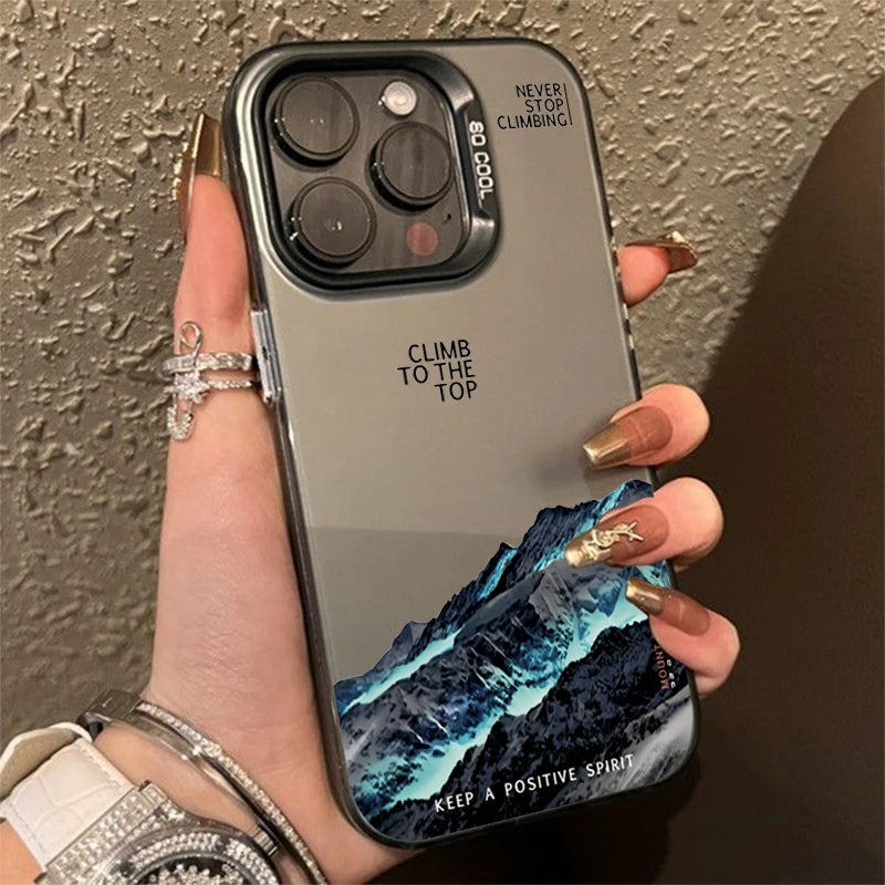 Adventure pouzdro s motivem zasněžených hor pro iPhone