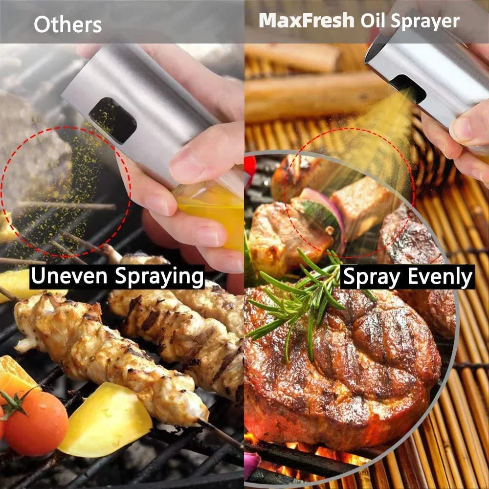 Skleněný rozprašovač na olej a ocet