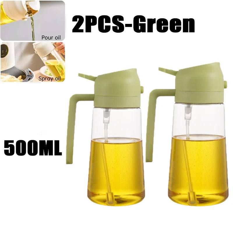 Variabilní sada pro rozprašování oleje – 200/300/500 ml & Silikonový štětec