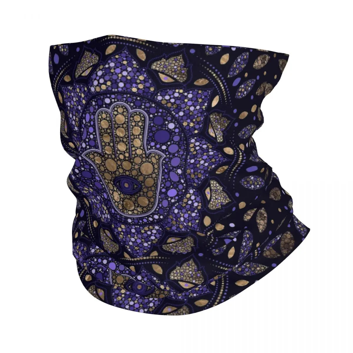 Boho nákrčník Hamsa