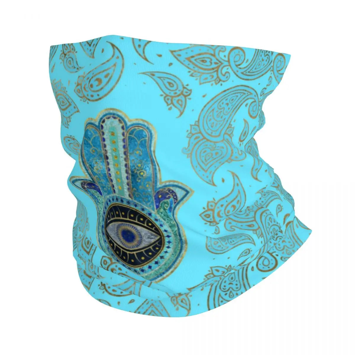Boho nákrčník Hamsa