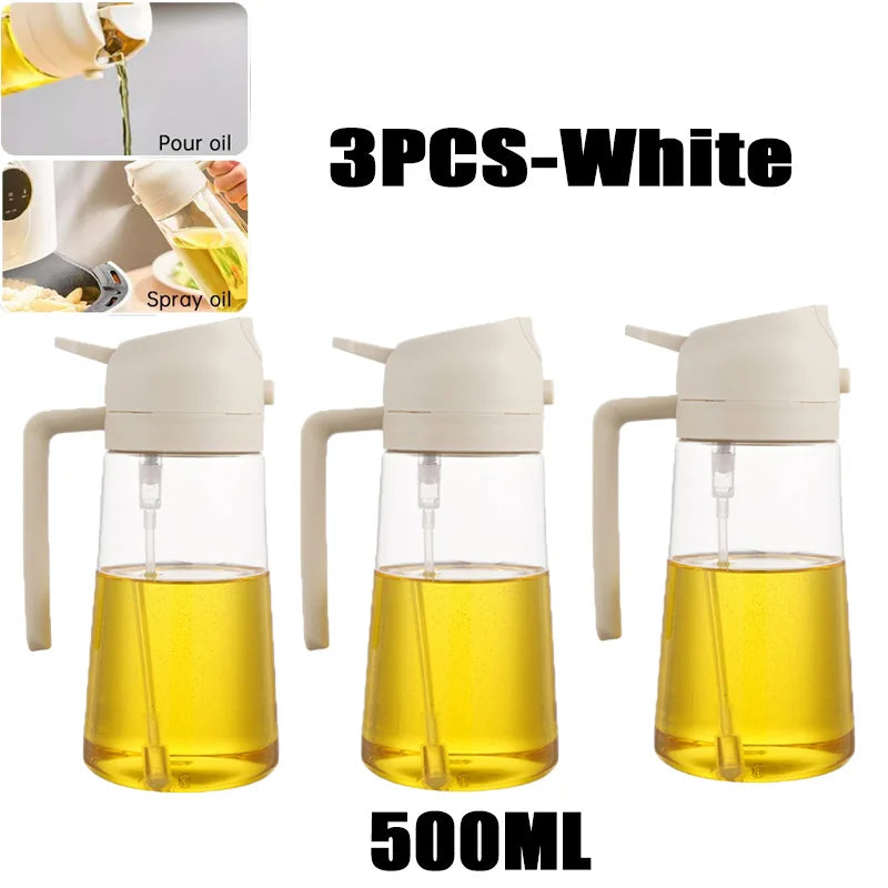 Variabilní sada pro rozprašování oleje – 200/300/500 ml & Silikonový štětec