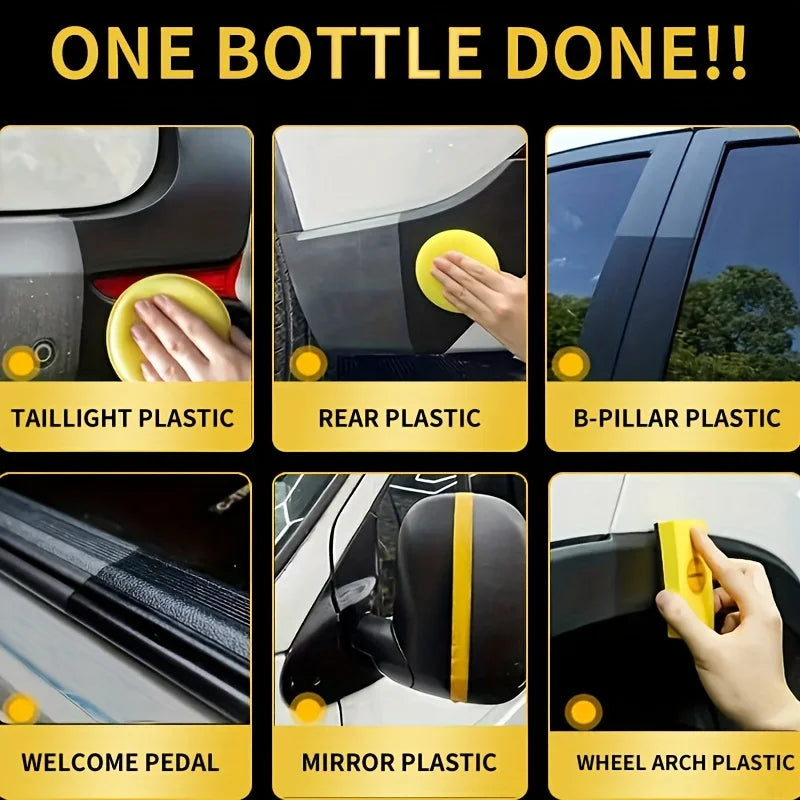 Obnova a lesk plastů (Black Gloss)