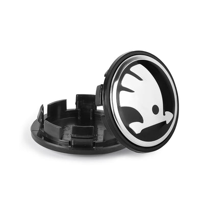 Sada 4 ks středových krytek kol Škoda (55 mm / 65 mm)