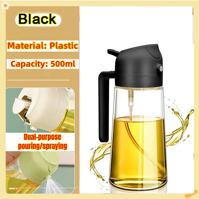 Variabilní sada pro rozprašování oleje – 200/300/500 ml & Silikonový štětec