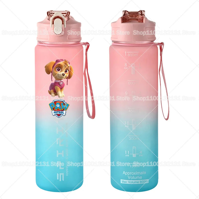 Dětská matná sportovní láhev Paw Patrol (800 ml)