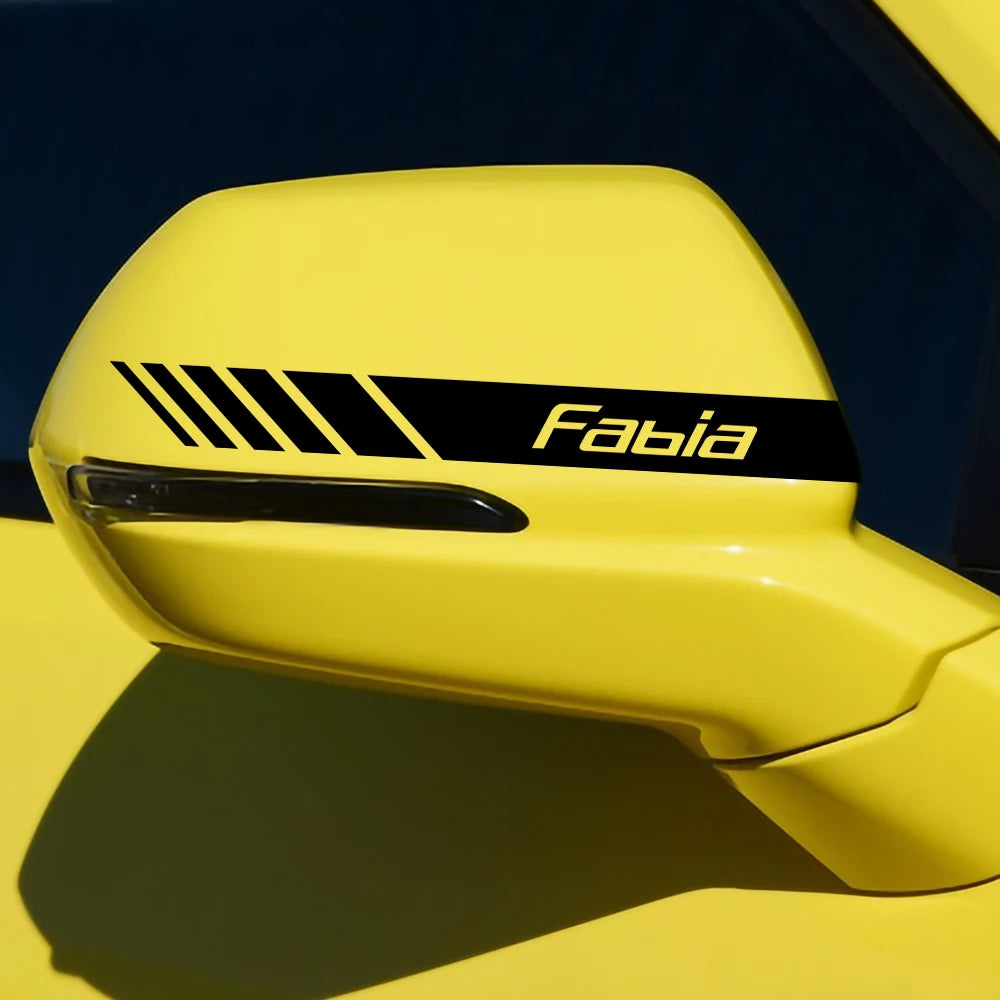 Sada 2 ks dekorativních polepů na zpětná zrcátka – Skoda Edition