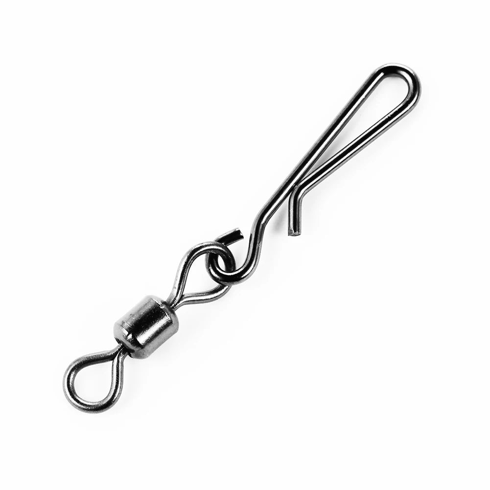 Sada 50 ks obratlíků s karabinkou (Rolling Swivel with Hanging Snap)