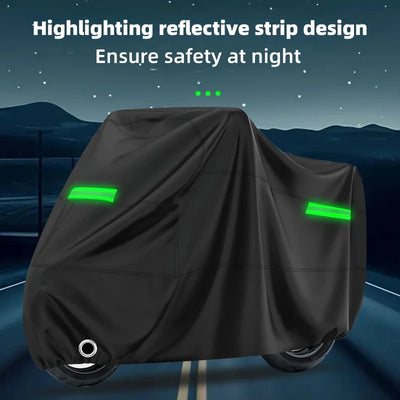 Plachta pro motocykl s reflexním proužkem