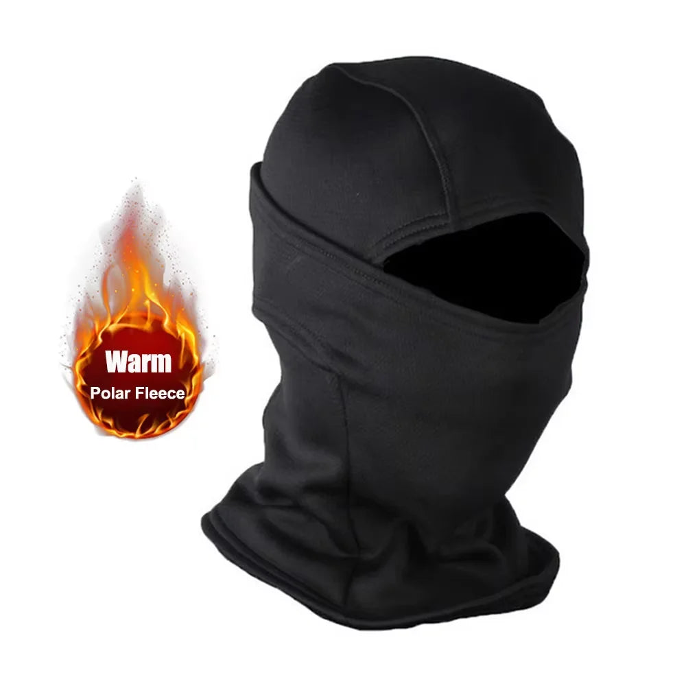Zimní fleecová kukla Camo