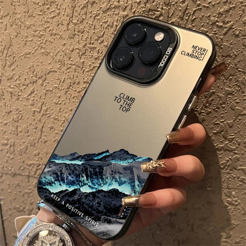 Adventure pouzdro s motivem zasněžených hor pro iPhone