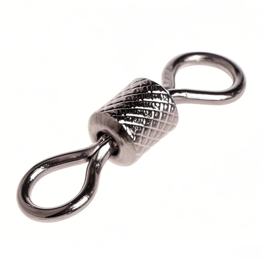 Sada 100 ks kuličkových obratlíků s bezpečnostní karabinkou (Ball Bearing Swivels)