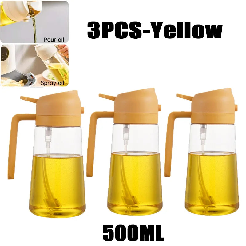 Variabilní sada pro rozprašování oleje – 200/300/500 ml & Silikonový štětec