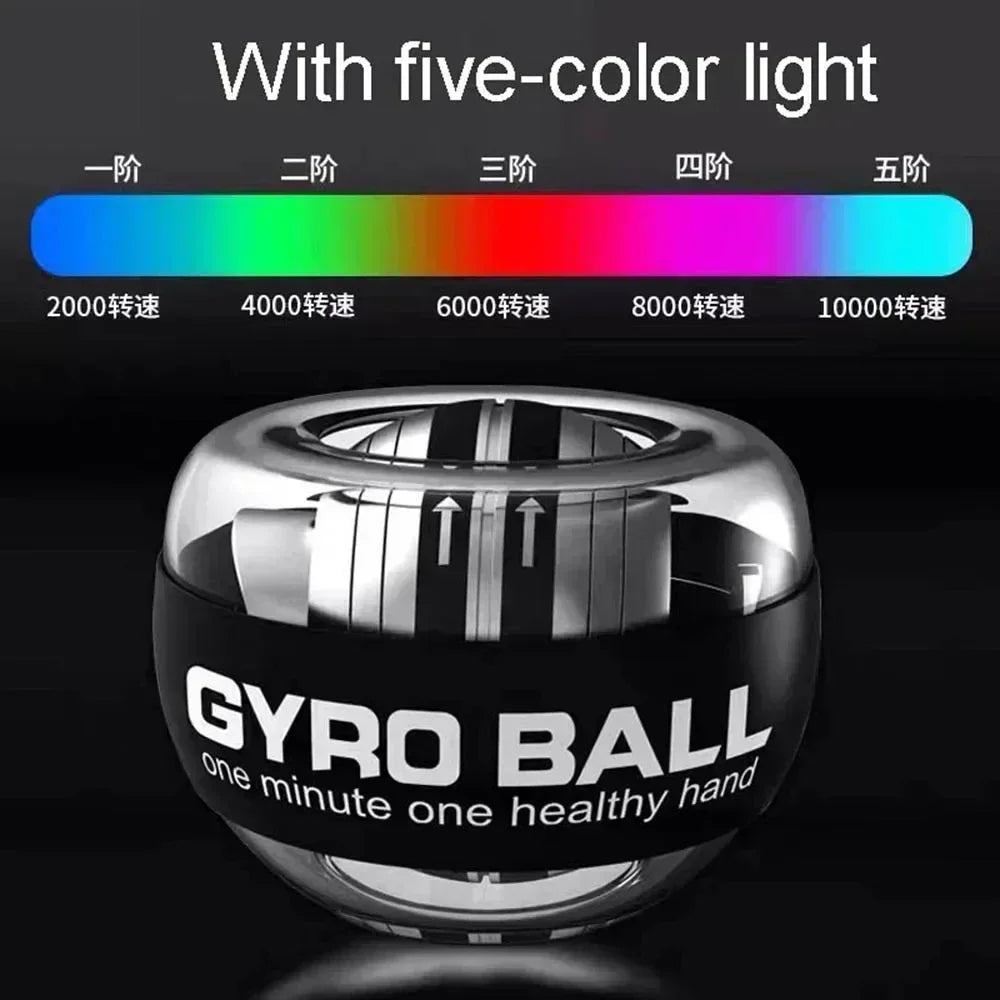 Samostartovací Gyro Ball: Profesionální trenažér předloktí a úchopu