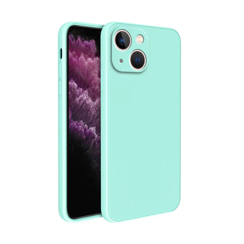 Luxusní silikonové pouzdro s ochranou fotoaparátu pro iPhone