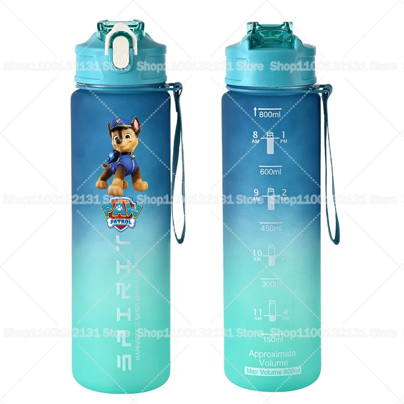 Dětská matná sportovní láhev Paw Patrol (800 ml)