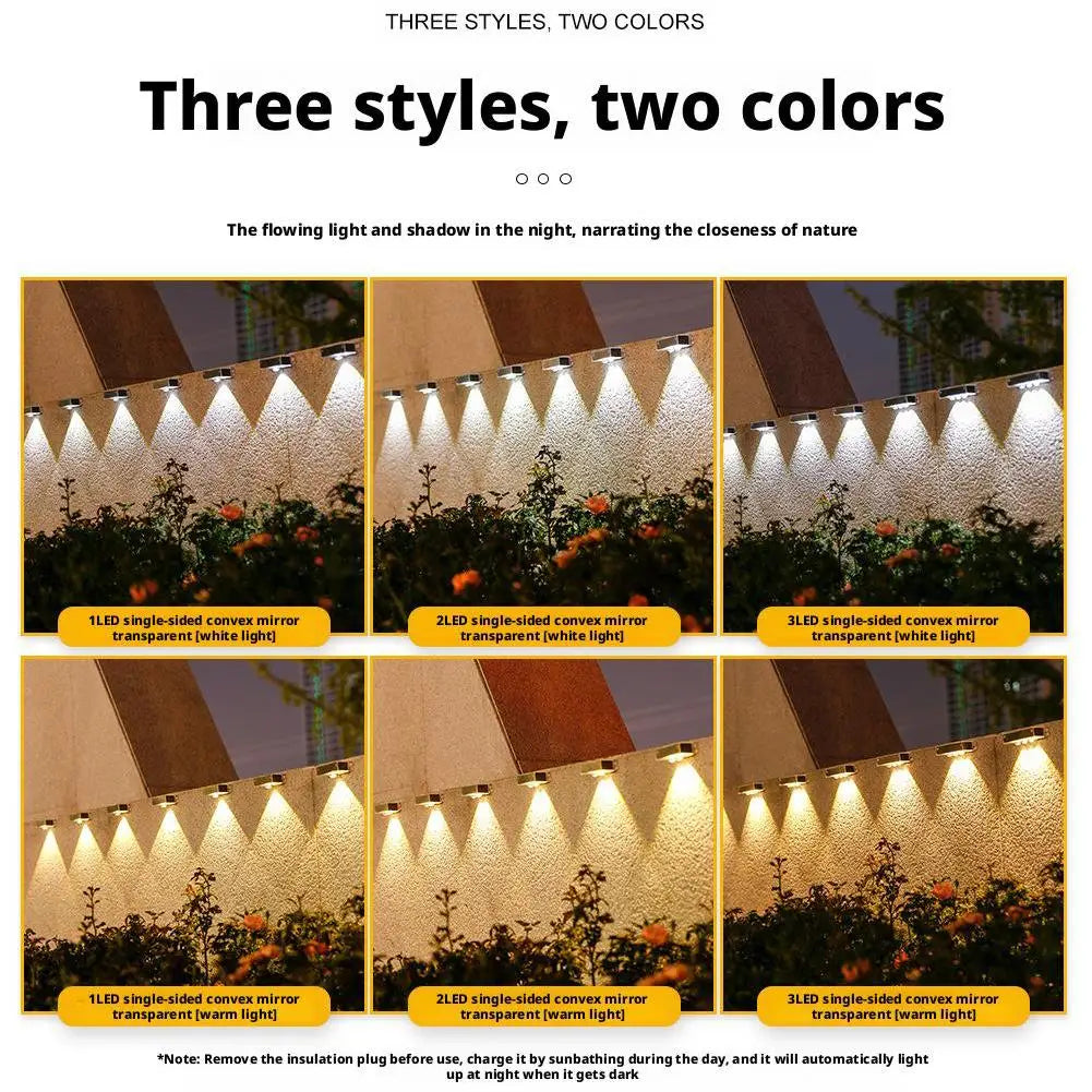 Solární nástěnné LED svítidlo