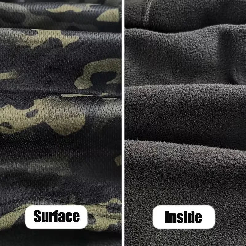 Zimní fleecová kukla Camo