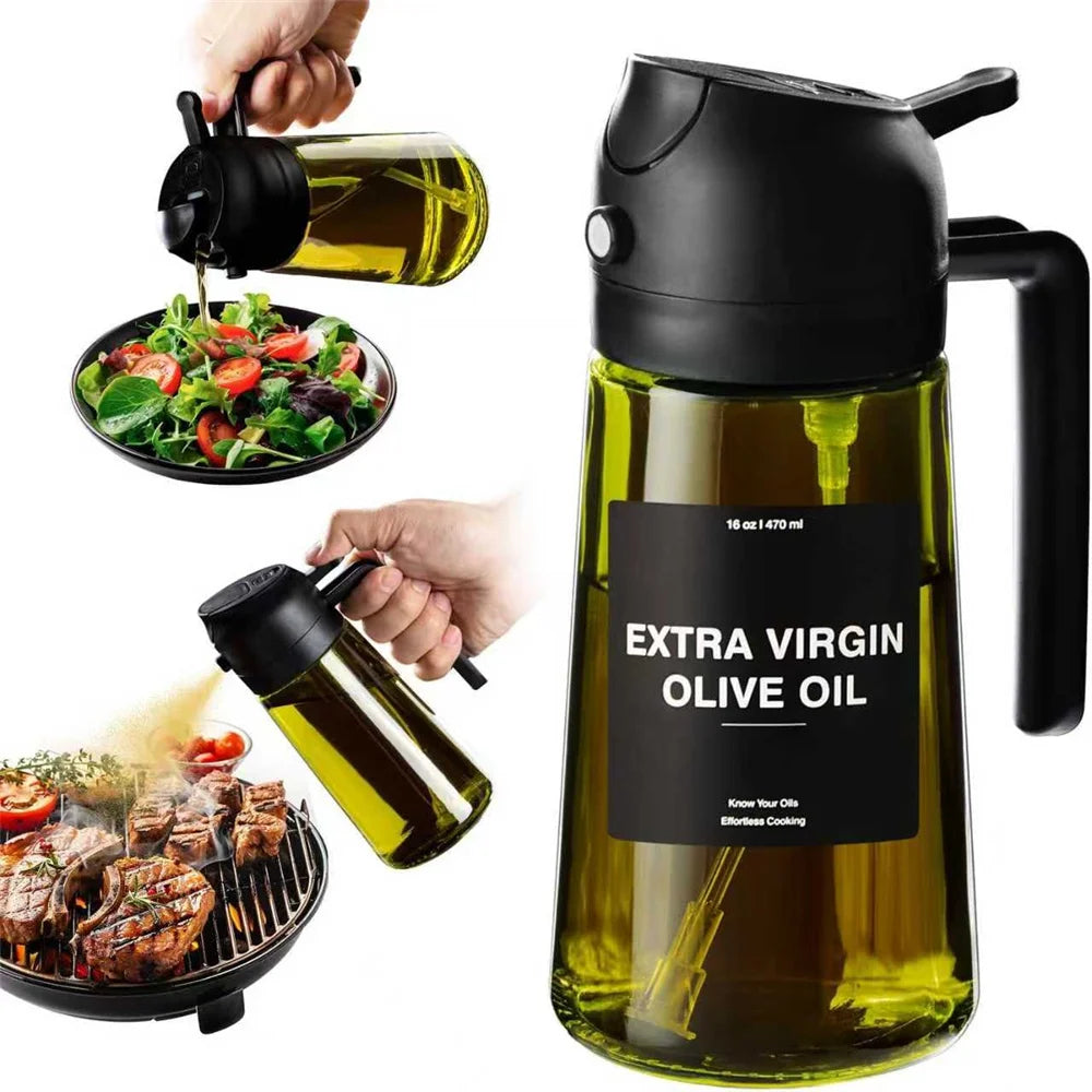 Dávkovač a rozprašovač oleje 2v1 (470 ml)
