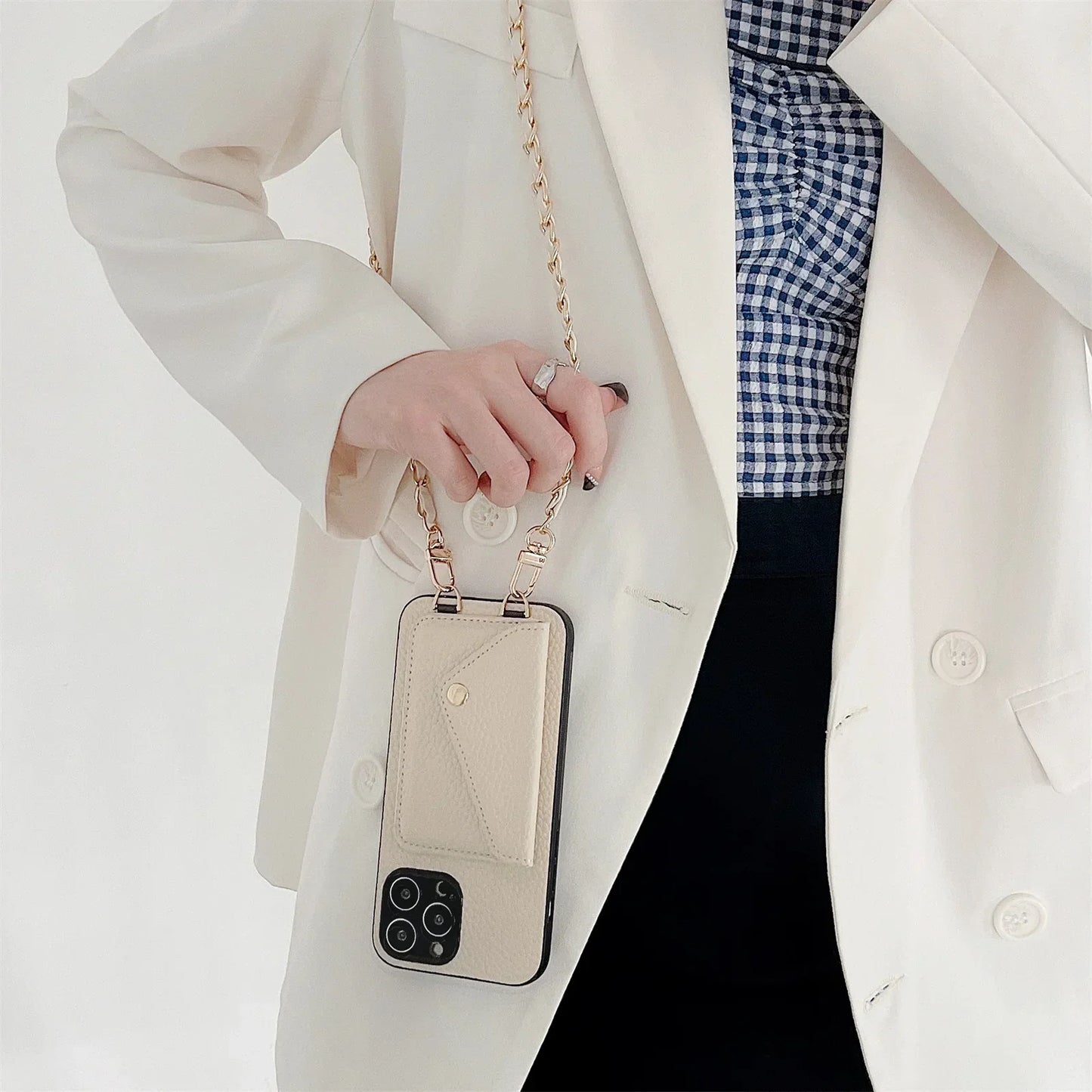Multifunkční Crossbody pouzdro s peněženkou pro iPhone