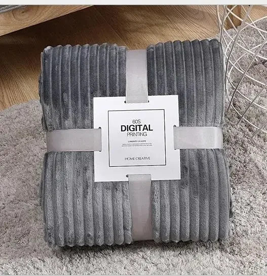 Víceúčelová měkká flanelová deka (Cestovní deka)