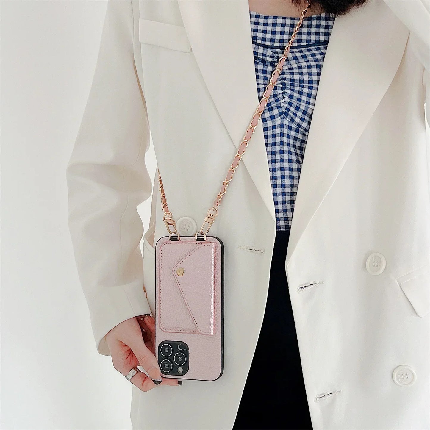 Multifunkční Crossbody pouzdro s peněženkou pro iPhone