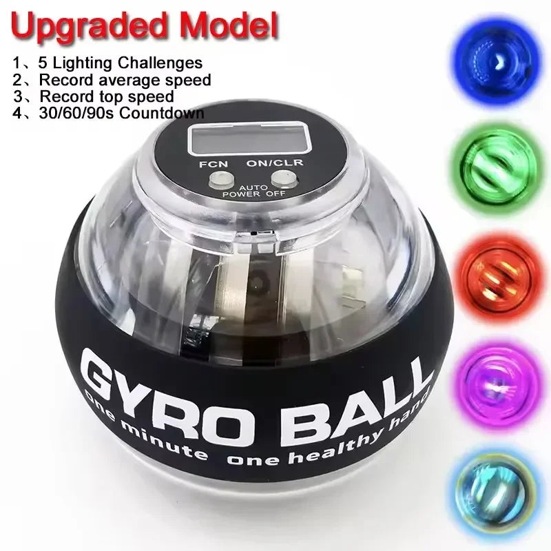 Samostartovací Gyro Ball: Profesionální trenažér předloktí a úchopu